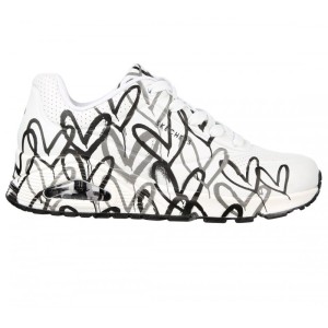 SKECHERS - Buty Damskie "Uno - Spread The Love" 155507/WBGY