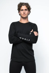 WOOLF MERINO - Koszulka Męska "Svarthetta Performance LS"